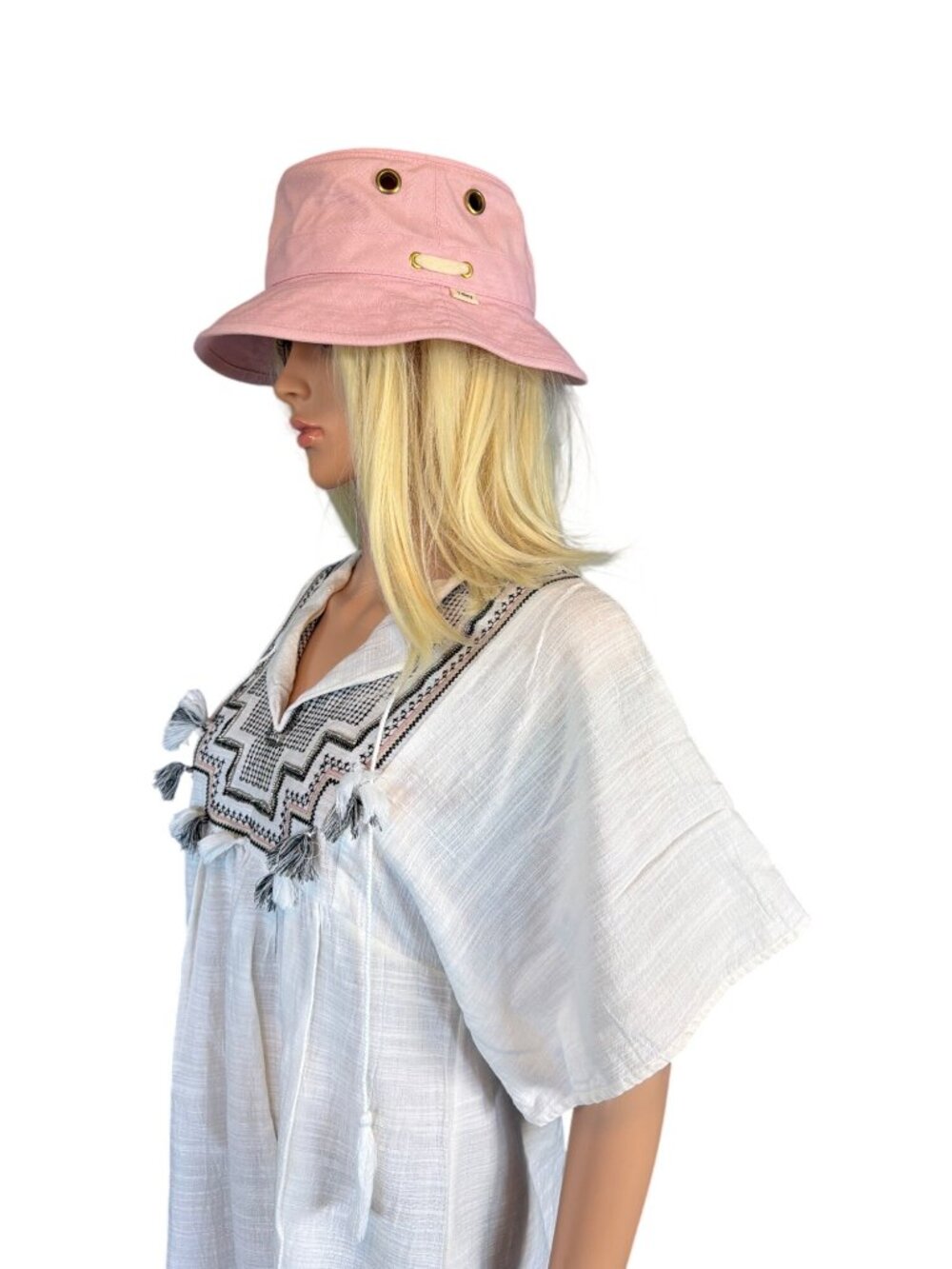 NWOT Tilley The Iconic T1 Bucket - Light Pink 7 1/2 60cm Large New - Picture 15 of 16